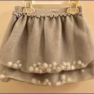 Cat and Jack pomp pomp skirt. Worn 1x.